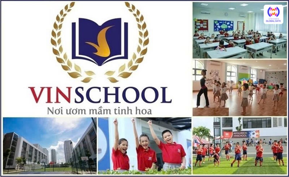 Minh họa trường học Vinshool tại phân khu Tinh Hoa