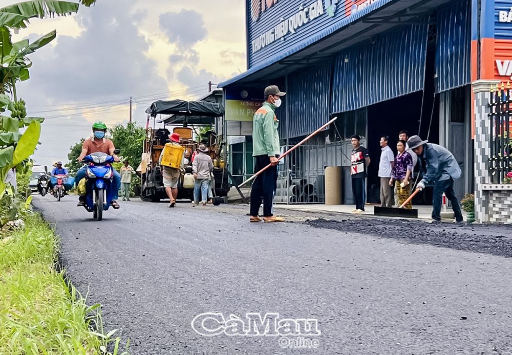 Các tuyến đường trên địa bàn xã Trí Phải được nâng cấp, đảm bảo sự kiện diễn ra thuận lợi, chỉn chu.