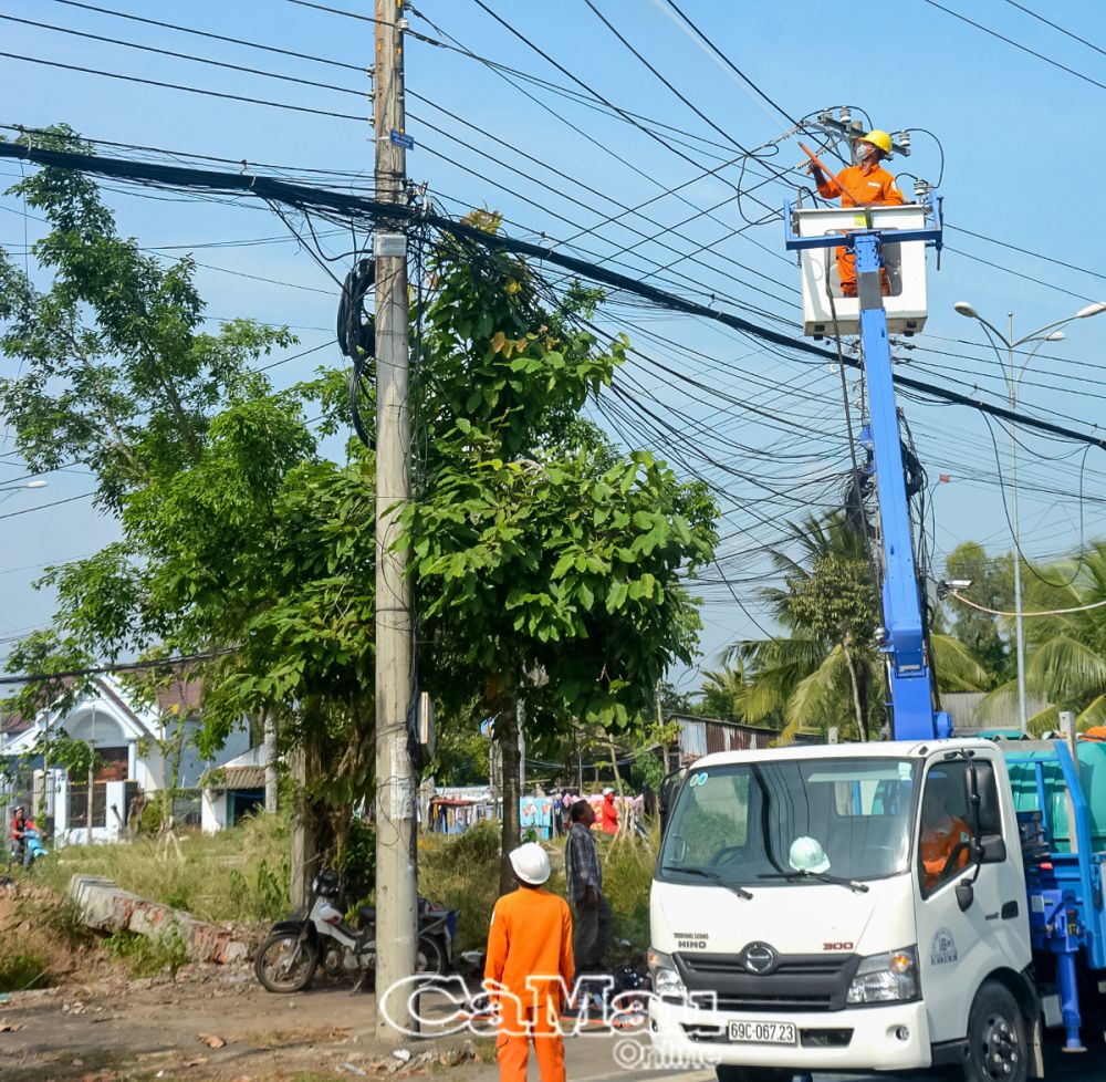 Việc bảo dưỡng lưới điện được triển khai thường xuyên nhằm đảm bảo vận hành tốt nhất.