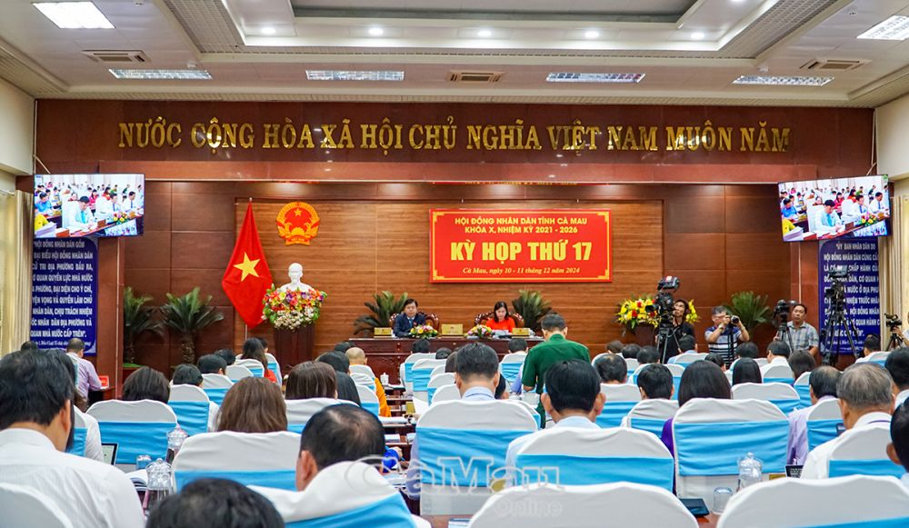 Phiên thảo luận, tranh luận Kỳ họp thứ 17, HĐND tỉnh Cà Mau khoá X diễn ra sôi nổi, trách nhiệm, hiệu quả.