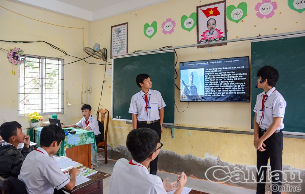 Ứng dụng CNTT trong giảng dạy giúp học sinh thích thú, hăng hái vì dễ hiểu và khắc sâu kiến thức hơn so với lối dạy truyền thống.