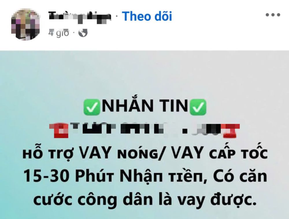 Lợi dụng hình thức vay tiền trực tuyến qua mạng xã hội để thực hiện hành vi lừa đảo là một trong nhiều thủ đoạn đã được ngành chức năng nhận diện và công bố.