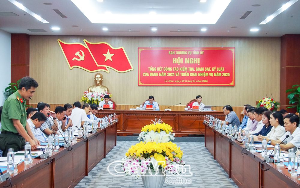 Hội nghị lắng nghe, ghi nhận nhiều ý kiến đóng góp trong công tác kiểm tra, giám sát, kỷ luật đảng và những kiến nghị, đề xuất nằm nâng cao hiệu quả công tác này năm 2025.