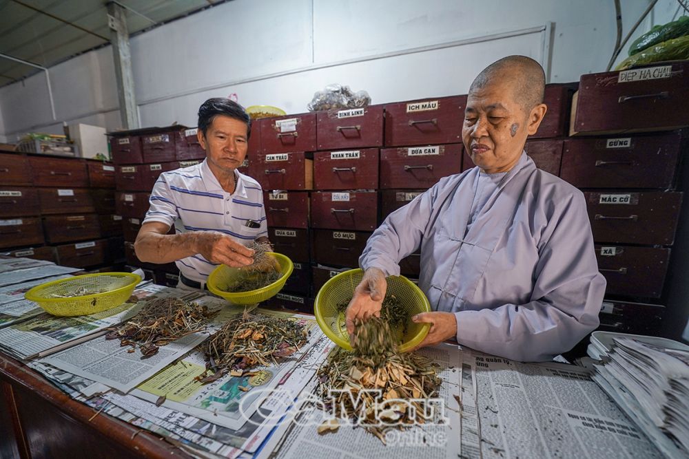 Lương y Lê Thị Phùng, Phó chủ tịch Hội Ðông y Phường 2, TP Cà Mau, đồng cảm với những hoàn cảnh khó khăn, người ốm đau. Gần 20 năm qua, với ý niệm “Ðạo - Ðời tương đắc”, bà đem công sức, tài vật làm công quả giúp người.