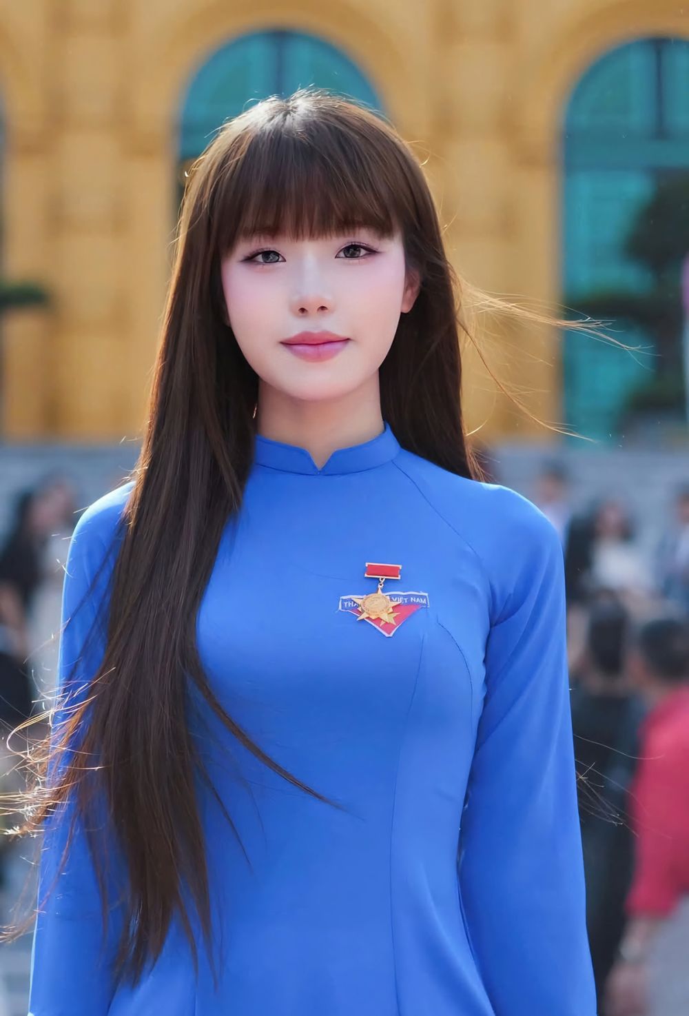 Bảo Ngọc hạnh phúc khi là 1 trong 100 đại biểu Chương trình Việc tử tế (VTV) vinh dự được Chủ tịch nước Lương Cường gặp mặt và tuyên dương tại Phủ Chủ tịch.