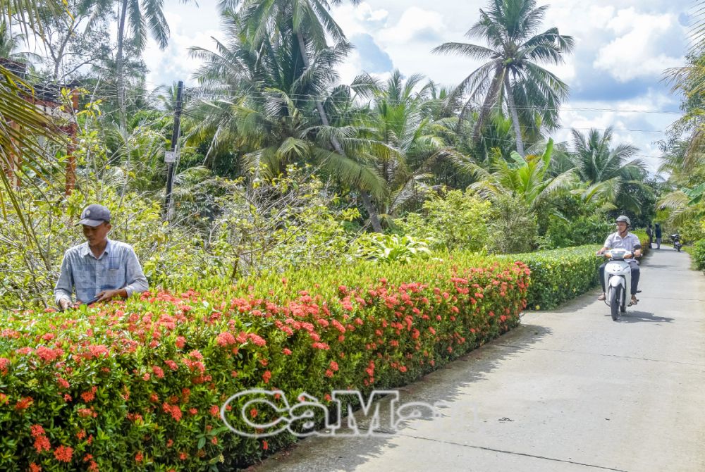Lộ bê tông kiên cố, thông thoáng, tạo điều kiện nâng cao đời sống vật chất, tinh thần cho người dân nơi đây. 