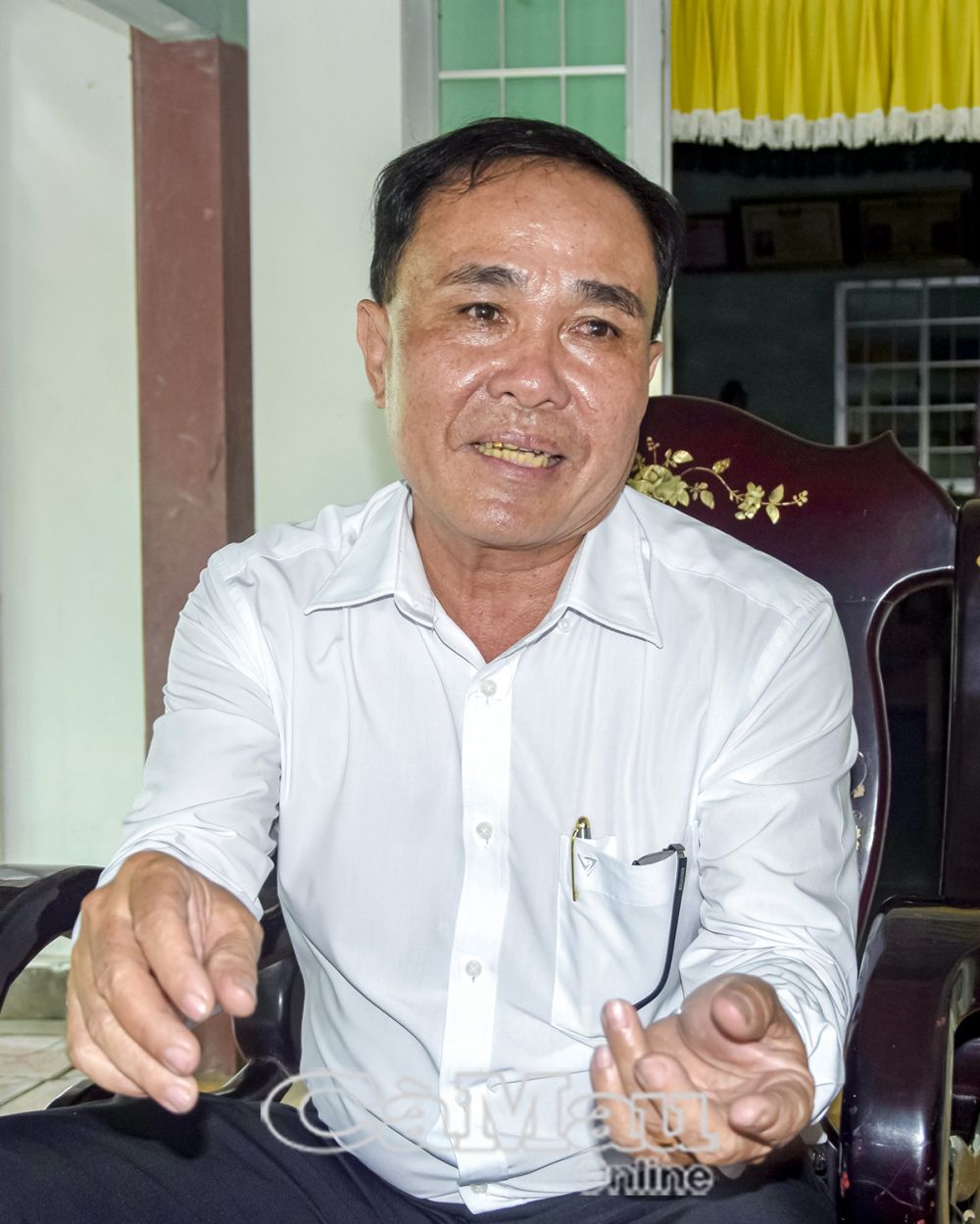 Ông Huỳnh Thanh Lâm 12 lần bị điện từ dụng cụ kích điện giật khi vây bắt đối tượng xiệc cá trên sông.