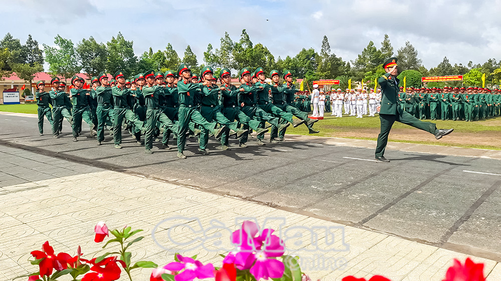 Sau 3 tháng quân trường, các chiến sĩ mới trưởng thành về mọi mặt.