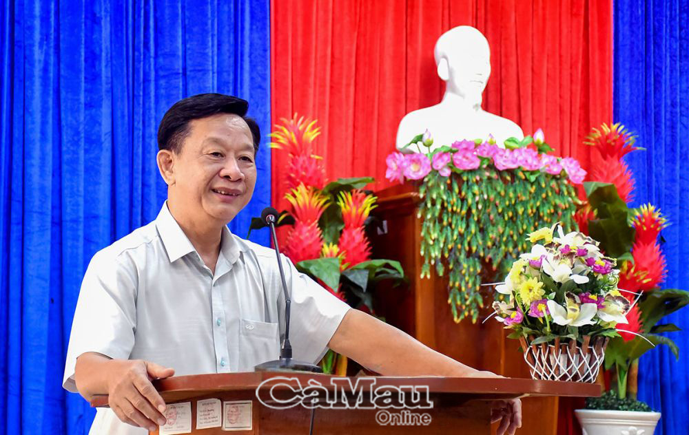 Ông Hồ Trung Việt, Uỷ viên Ban Thường vụ Tỉnh uỷ, Trưởng ban Tuyên giáo và Dân vận Tỉnh uỷ, Phó trưởng ban Thường trực Ban Chỉ đạo 35 Tỉnh uỷ Cà Mau.                                                                         Ảnh: CTV