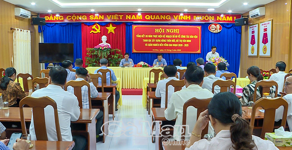 70 đại biểu tham dự tại Hội nghị tổng kết 5 năm thực hiện Kế hoạch 09.