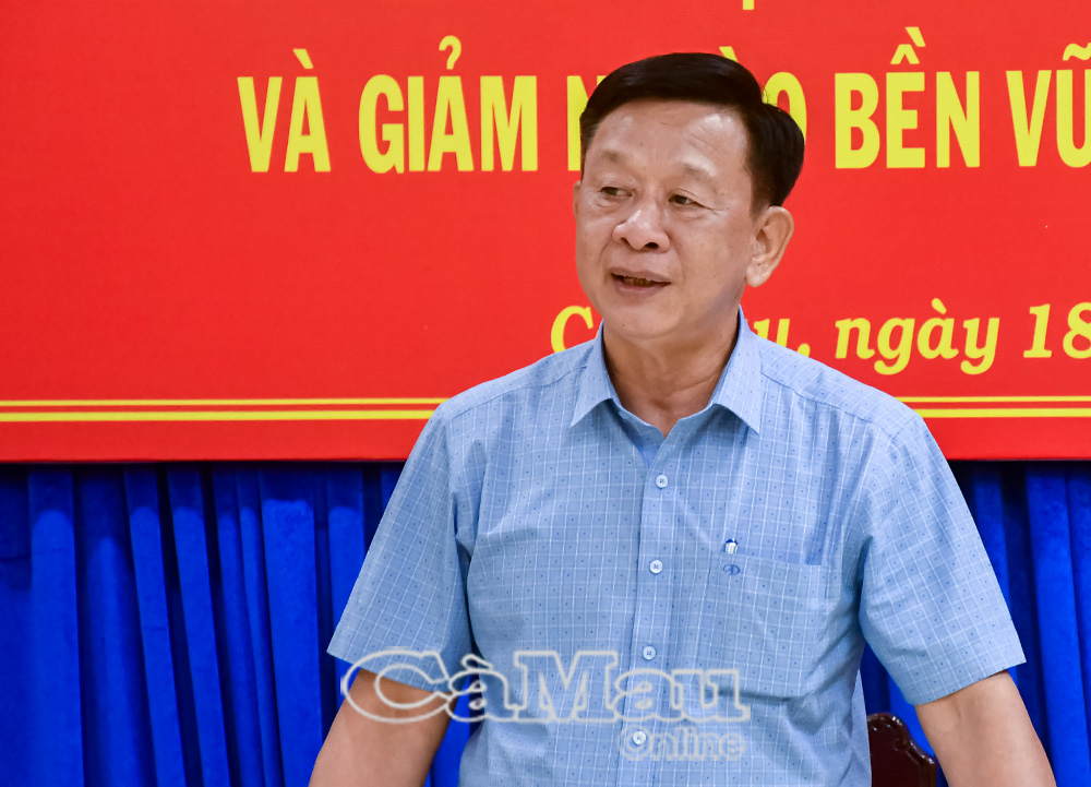 Trưởng Ban Tuyên giáo và Dân vận Tỉnh ủy Hồ Trung Việt biểu dương kết quả của các địa phương, đơn vị đã thực hiện.