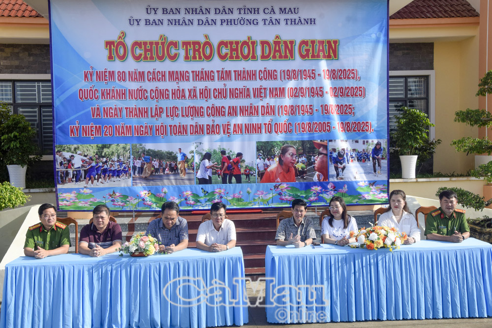 Phường Tân Thành là đơn vị được tỉnh chọn làm điểm để tổ chức Ngày hội toàn dân bảo vệ an ninh Tổ quốc.