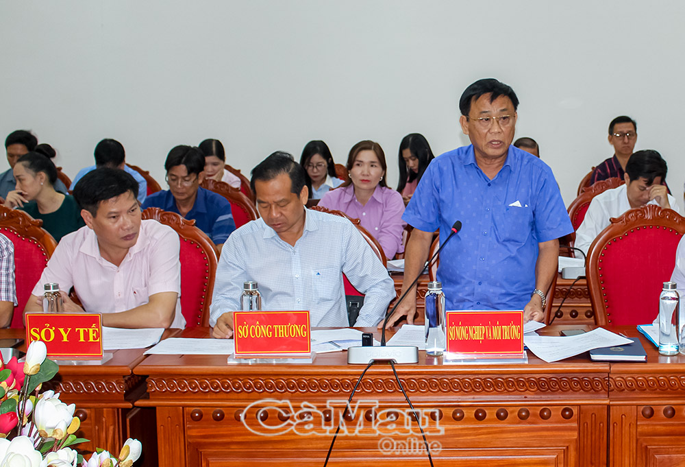 Ông Nguyễn Văn Quân, Phó Giám đốc Sở Nông nghiệp và Môi trường, cho biết, sở đang