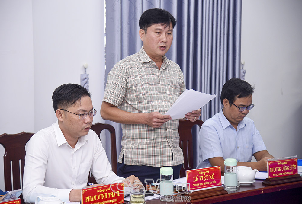 Ông Lê Việt Xô, Chủ tịch UBND phường Bạc Liêu, cho biết, mô hình chính quyền địa phương hai cấp của phường hoạt động khá hiệu quả, rút ngắn thời gian giải quyết thủ tục hành chính cho người dân rất nhiều.ư