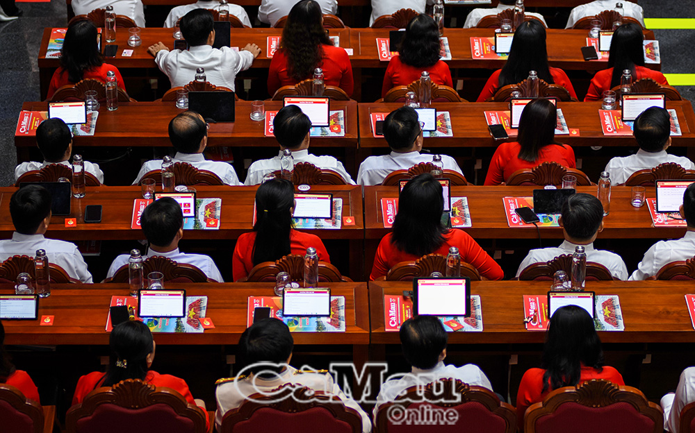 Đại hội đại biểu Đảng bộ tỉnh Cà Mau lần thứ I, nhiệm kỳ 2025-2030 là kỳ đại hội được số hoá đánh dấu bước phát triển mới trong chuyển đổi số của địa phương