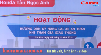 Honda Tân Ngọc Anh tiếp tục hành trình lái xe an toàn