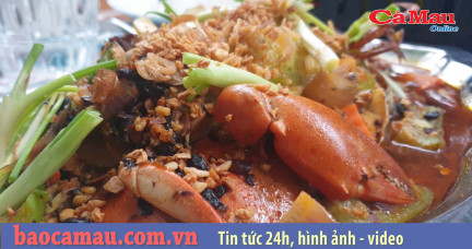 Về Cà Mau thưởng thức cua biển