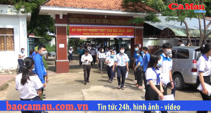 Kết thúc môn thi đầu tiên: 14 thí sinh vắng, không trường hợp vi phạm quy chế