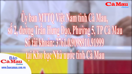 Cà Mau: Chung tay quyên góp, ủng hộ phòng, chống dịch Covid-19