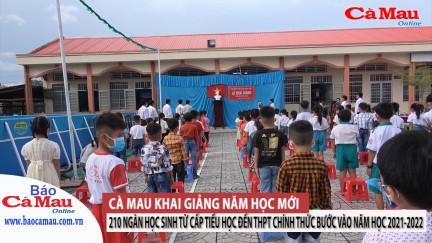 Cà Mau khai giảng năm học mới