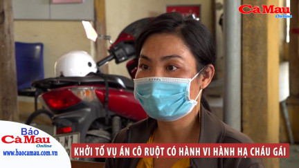 Khởi tố vụ án cô ruột có hành vi hành hạ cháu gái