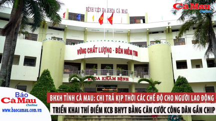 BHXH tỉnh Cà Mau: Chi trả kịp thời các chế độ cho Người lao động