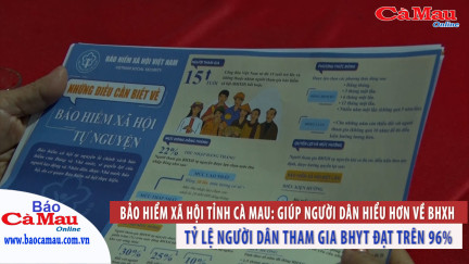 BHXH tỉnh Cà Mau: Giúp người dân hiểu hơn về BHXH