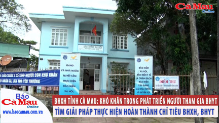 BHXH tỉnh Cà Mau: Khó khăn trong phát triển người tham gia BHYT