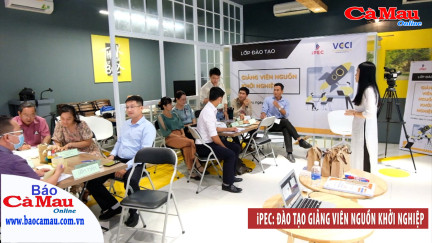 iPEC: Đào tạo giảng viên nguồn khởi nghiệp