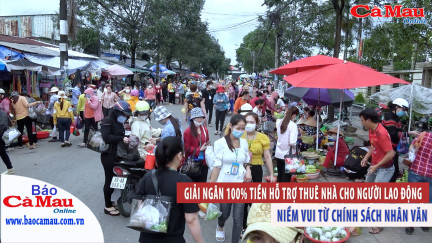 Thông tin pháp luật: Giải ngân 100% tiền hỗ trợ thuê nhà cho người lao động