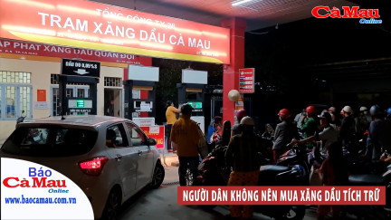 Người dân không nên mua xăng dầu tích trữ