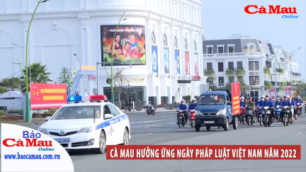 Cà Mau hưởng ứng Ngày pháp luật Việt Nam năm 2022