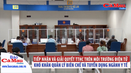 Cải cách hành chính: Tiếp nhận và giải quyết TTHC trên môi trường điện tử