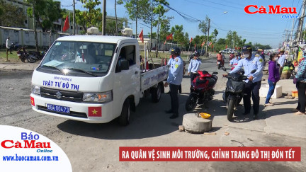 Mỗi tuần một câu chuyện: Ra quân vệ sinh môi trường, chỉnh trang đô thị đón Tết