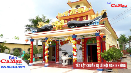 Tất bật chuẩn bị Lễ hội Nghinh Ông