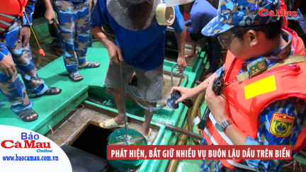 Phát hiện, bắt giữ nhiều vụ buôn lậu dầu trên biển