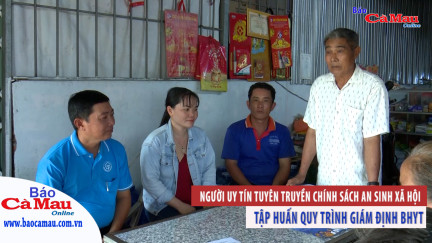 Người uy tín tuyên truyền chính sách an sinh xã hội