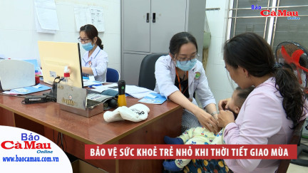 Bảo vệ sức khỏe trẻ nhỏ khi thời tiết giao mùa