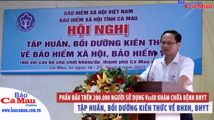 Phấn đấu trên 200.000 người sử dụng VssID khám chữa bệnh BHYT