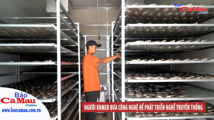 Người Khmer đưa công nghệ để phát triển nghề truyền thống