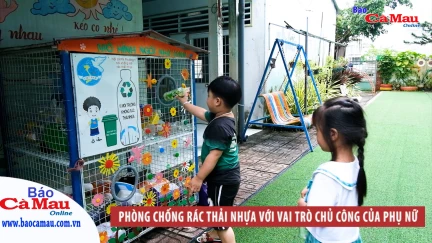 Phòng chống rác thải nhựa với vai trò chủ công của phụ nữ