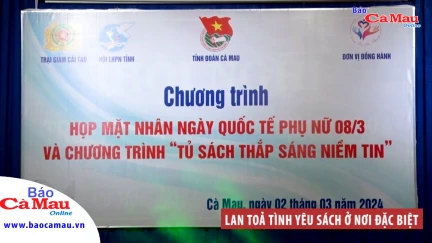 Lan toả tình yêu sách ở nơi đặc biệt