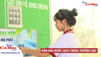 Đảm bảo nước sạch trong trường học