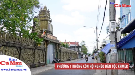 Phường 1 không còn hộ nghèo dân tộc Khmer