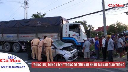 “Đúng lúc, đúng cách” trong sơ cứu nạn nhân tai nạn giao thông