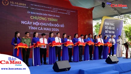 Cà Mau: Sôi nổi ngày hội Chuyển đổi số