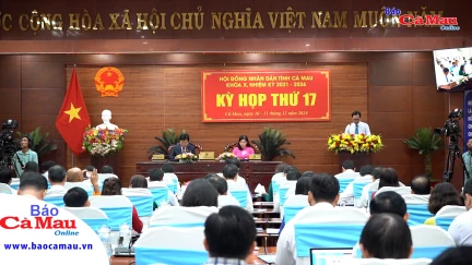 Khai mạc Kỳ họp thứ 17, HĐND tỉnh Cà Mau khoá X: Khẩn trương, trách nhiệm, sáng tạo, hiệu quả