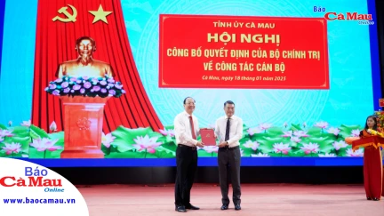 Cà Mau có tân Bí thư Tỉnh uỷ