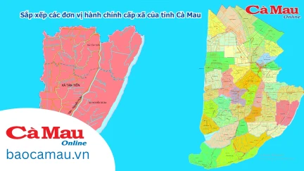 Sắp xếp các đơn vị hành chính cấp xã của tỉnh Cà Mau