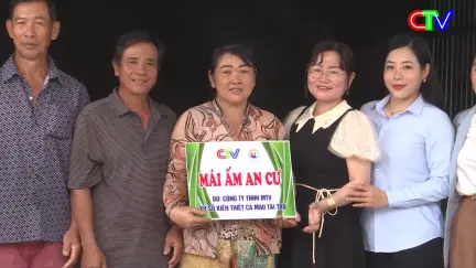 Mái ấm an cư 28/12/2025: Niềm vui “an cư” đến với gia đình chị Trần Thị Danh